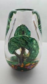 Listing 8 of 8 for Super Heavy LYNDEN OVER Tree Vase - $1 Reserve