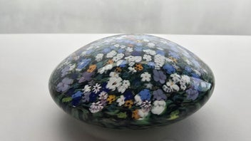 Listing 3 of 7 for LARGE Peter Raos Monet Paperweight - $1 Reserve