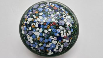 Listing 2 of 7 for LARGE Peter Raos Monet Paperweight - $1 Reserve