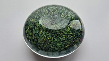 Listing 6 of 7 for LARGE Peter Raos Monet Paperweight - $1 Reserve