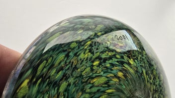 Listing 7 of 7 for LARGE Peter Raos Monet Paperweight - $1 Reserve