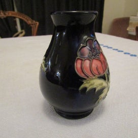 Listing 2 of 7 for Moorcroft Anenome Cobalt Blue Posy Vase. Perfect Condition.