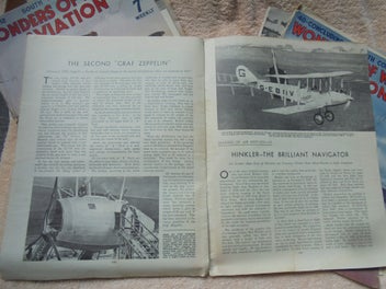 Listing 2 of 20 for 1938- 'WONDERS OF WORLD AVIATION (with covers)'- 26/40 issues- Amalgamated Press