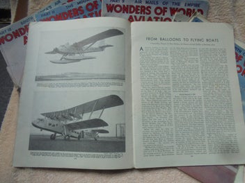 Listing 7 of 20 for 1938- 'WONDERS OF WORLD AVIATION (with covers)'- 26/40 issues- Amalgamated Press