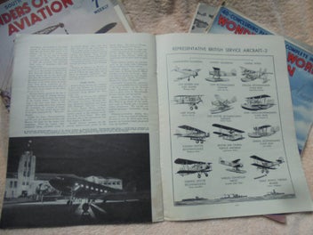 Listing 8 of 20 for 1938- 'WONDERS OF WORLD AVIATION (with covers)'- 26/40 issues- Amalgamated Press