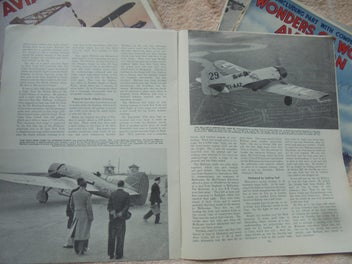 Listing 11 of 20 for 1938- 'WONDERS OF WORLD AVIATION (with covers)'- 26/40 issues- Amalgamated Press