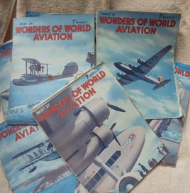 Listing 6 of 20 for 1938- 'WONDERS OF WORLD AVIATION (with covers)'- 26/40 issues- Amalgamated Press