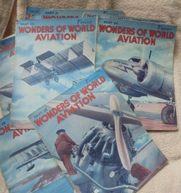 Listing 9 of 20 for 1938- 'WONDERS OF WORLD AVIATION (with covers)'- 26/40 issues- Amalgamated Press