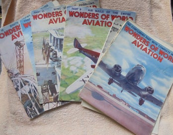 Listing 10 of 20 for 1938- 'WONDERS OF WORLD AVIATION (with covers)'- 26/40 issues- Amalgamated Press