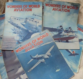 Listing 12 of 20 for 1938- 'WONDERS OF WORLD AVIATION (with covers)'- 26/40 issues- Amalgamated Press