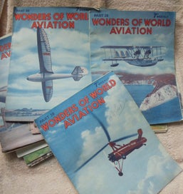 Listing 13 of 20 for 1938- 'WONDERS OF WORLD AVIATION (with covers)'- 26/40 issues- Amalgamated Press