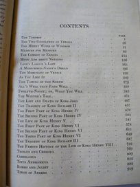 Listing 5 of 6 for The Complete Works of William Shakespeare- Epsom Girls' Grammar School Book 1940
