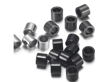 Listing 7 of 10 for 10pcs Stainless Steel Beads For Bracelet Making Supplies