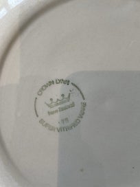 Listing 4 of 4 for 9x Crown Lynn dinner plates fab condition