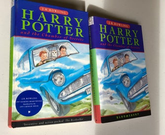 Listing 5 of 18 for Harry Potter; Full Set Original Art, Genuine Bloomsbury Hardcover First EDs.