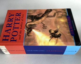 Listing 9 of 18 for Harry Potter; Full Set Original Art, Genuine Bloomsbury Hardcover First EDs.