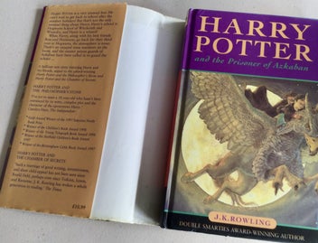 Listing 7 of 18 for Harry Potter; Full Set Original Art, Genuine Bloomsbury Hardcover First EDs.
