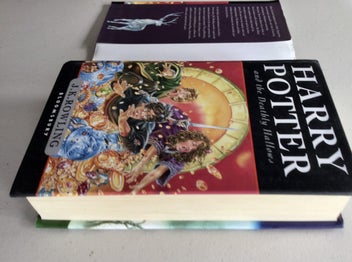 Listing 17 of 18 for Harry Potter; Full Set Original Art, Genuine Bloomsbury Hardcover First EDs.