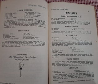 Listing 11 of 20 for 2 VINTAGE NZ CKBKS CHAMPION GAS COOKERS NZ CKBK + CHCH MED CKBK *75 +YRS OLD
