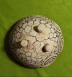 Listing 6 of 6 for Pottery spirals trinket dish