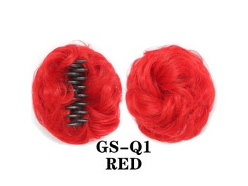Listing 5 of 9 for Synthetic Wavy Messy Bun Hair Piece For Women Daily Wear