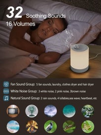 Listing 2 of 9 for Sound Machine,White Noise Machine for Baby with Night Light, 32 High Fidelity