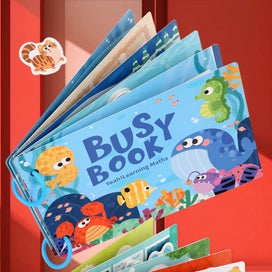 Listing 8 of 9 for Soft Cloth Books Montessori Baby Books Sensory Bath Books for Baby Infant Tod