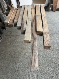 Listing 5 of 20 for 11.06 LM – A grade Rata 90/100 × 80/100 mm Mixed Size Solid Rata Beams
