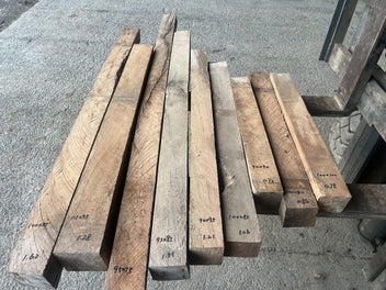 Listing 11 of 20 for 11.06 LM – A grade Rata 90/100 × 80/100 mm Mixed Size Solid Rata Beams