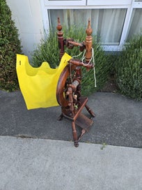 Listing 2 of 4 for Spinning wheel wooden