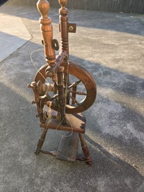 Listing 4 of 4 for Spinning wheel wooden