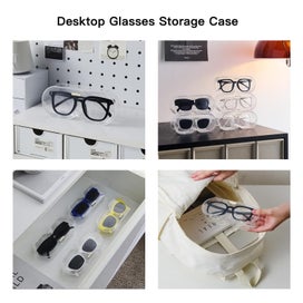 Listing 4 of 6 for 6Pack Clear Sunglasses Organizer, Wall Mounted Glasses Holder, Table Stand Ey