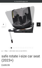 Listing 6 of 7 for Iso fix 360/recline car seat mountain buggy