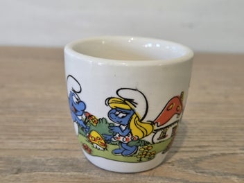 Listing 2 of 12 for Rare " Smurf " Crown Lynn (NZ) Egg Cup - 1980s