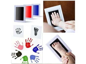 Listing 3 of 10 for 124pcs Non-Toxic Baby Handprint Footprint Kit For Gifts
