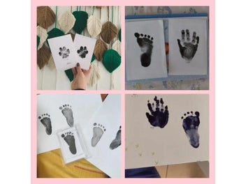Listing 5 of 10 for 124pcs Non-Toxic Baby Handprint Footprint Kit For Gifts