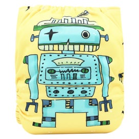 Listing 2 of 5 for Washable Baby Pocket Nappy Cloth Reusable Diaper Robot + Free Insert