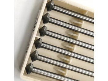 Listing 1 of 6 for 90° Steel Hart Bur Bearing Cutter For Jewelry Stone Setting 6pcs/Box