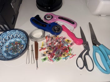Listing 12 of 20 for Sewing machine, overlocker and a bunch of sewing things
