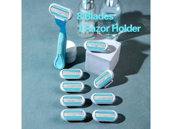 Listing 8 of 10 for Manual Razor With 3-Layer Stainless Blades Portable Design Dry/Wet Use