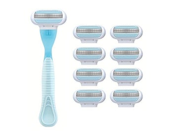 Listing 1 of 10 for Manual Razor With 3-Layer Stainless Blades Portable Design Dry/Wet Use