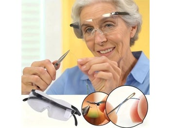 Listing 2 of 8 for Wearable 3X Magnifying Glasses For Reading Craft Repair