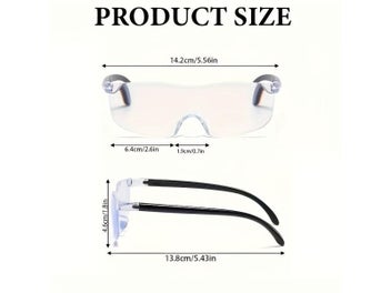 Listing 5 of 8 for Wearable 3X Magnifying Glasses For Reading Craft Repair