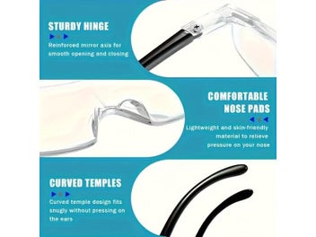 Listing 6 of 8 for Wearable 3X Magnifying Glasses For Reading Craft Repair