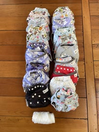 Listing 2 of 6 for Reusable nappies - full set
