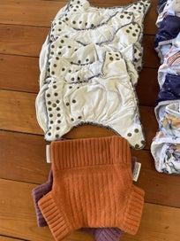 Listing 4 of 6 for Reusable nappies - full set