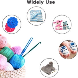 Listing 5 of 5 for Crochet Set Kit with Crochet Hooks Yarn Set 73 Piece - Premium Bundle Include