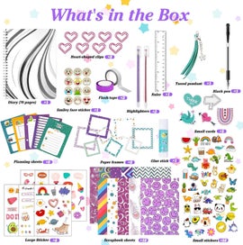Listing 2 of 8 for DIY Journal Kit for Girls - 49pcs DIY Journal Set for Tween & Teen Girls, Scr