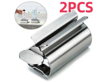 Listing 2 of 9 for Toothpaste Squeezer Tube Roller Stainless Steel For Bathroom Accessories