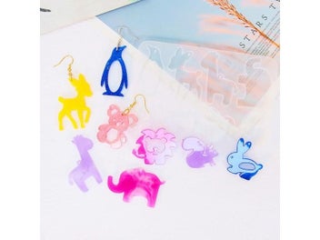Listing 5 of 9 for DIY Pet Tag Resin Mold - Cat Bear Dog Shapes For Jewelry Craft